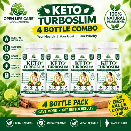 Keto Turboslim 4 Bottle Combo