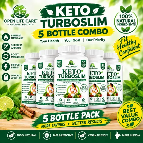 Keto Turboslim 5 Bottle Combo